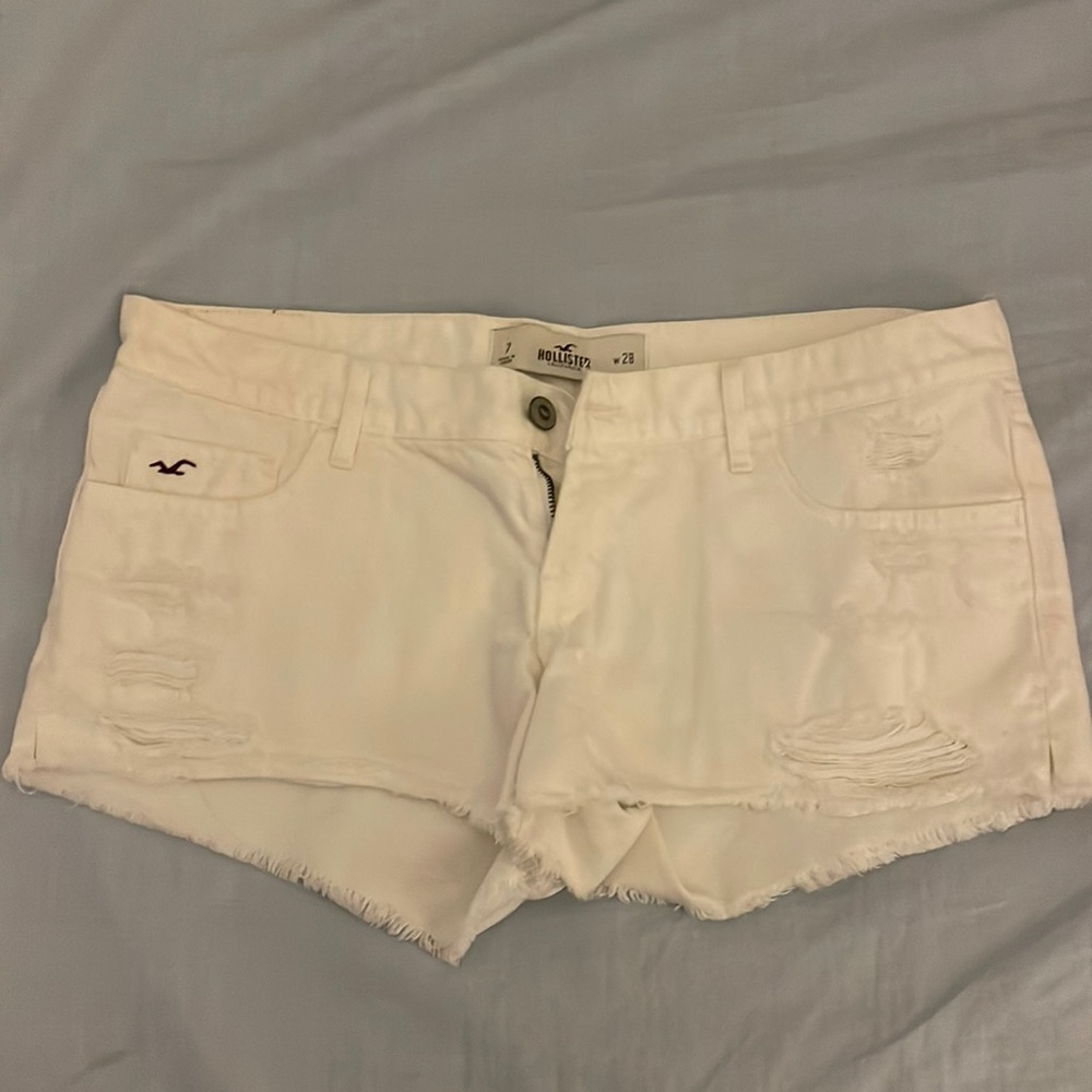 White Hollister Shorts